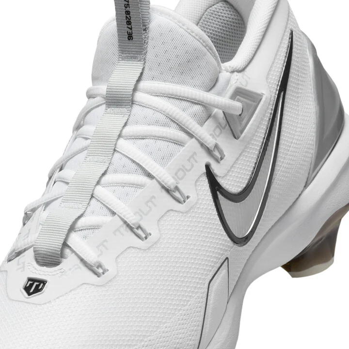 Nike Men's Force Trout 9 Elite MCS Baseball Cleats in White | FZ0884-102 - Image 8