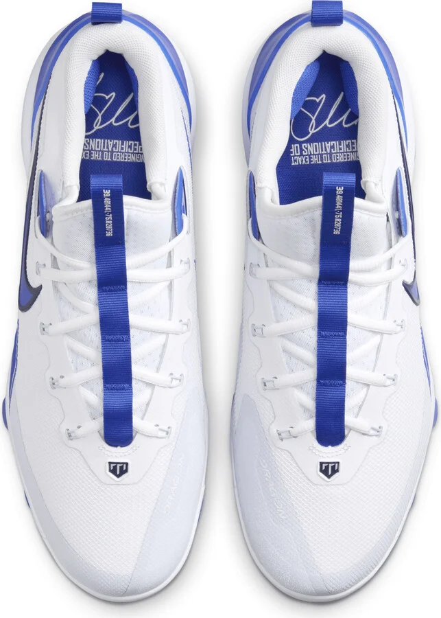 Nike Men's Force Trout 9 Elite MCS Baseball Cleats in White | FZ0884-105 - Image 4