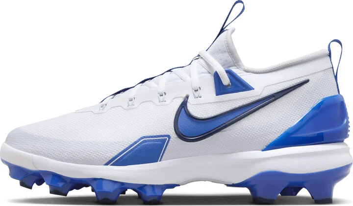 Nike Men's Force Trout 9 Elite MCS Baseball Cleats in White | FZ0884-105