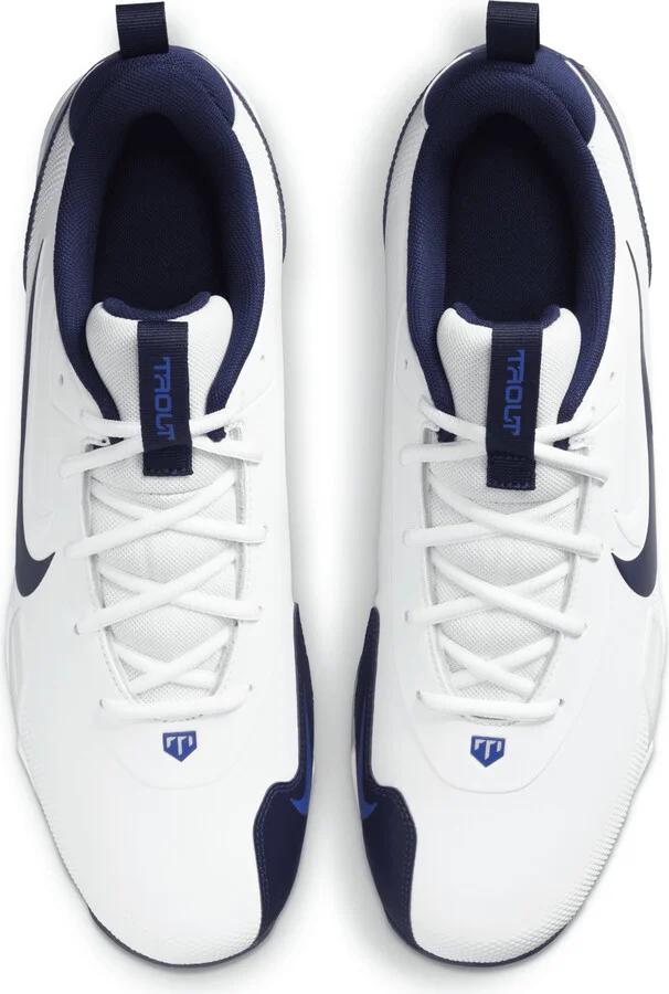 Nike Men's Force Trout 9 Keystone Baseball Cleats in White | FB9728-103 - Image 4