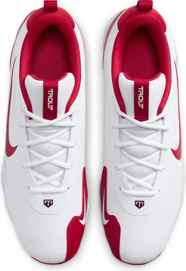 Nike Men's Force Trout 9 Keystone Baseball Cleats in White | FB9728-104 - Image 4