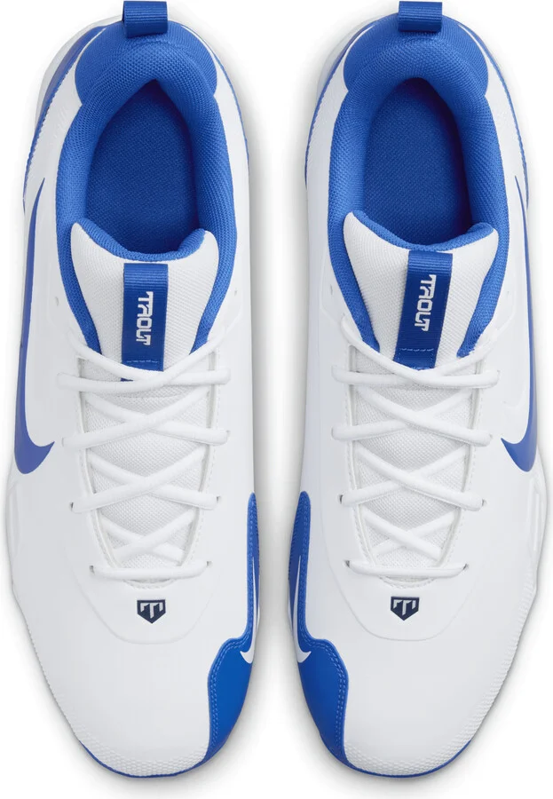 Nike Men's Force Trout 9 Keystone Baseball Cleats in White | FB9728-105 - Image 4