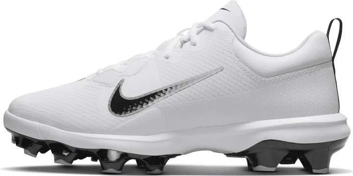 Nike Men's Force Trout 9 Pro MCS Baseball Cleats in White | FZ0915-102