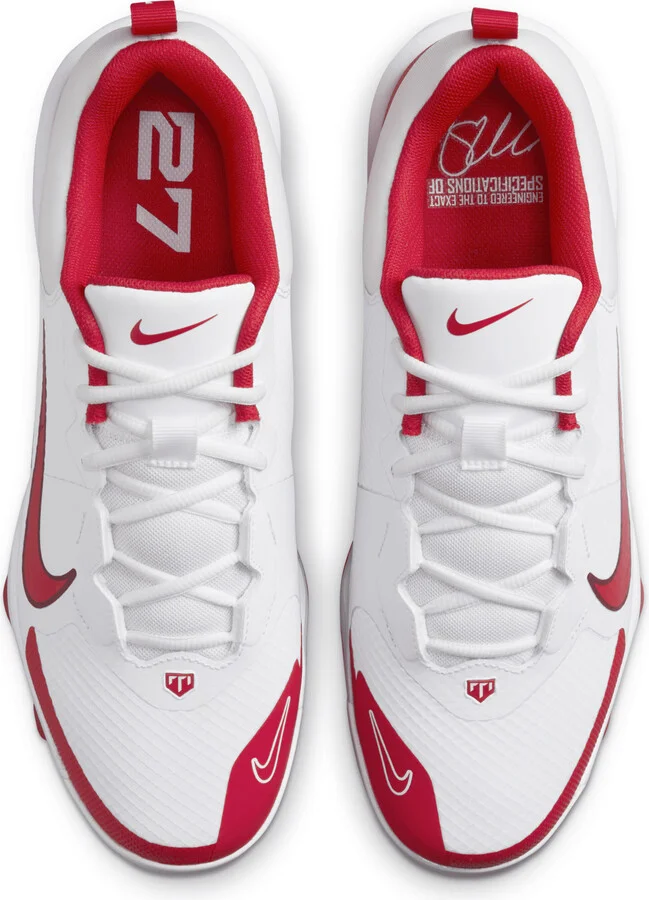 Nike Men's Force Trout 9 Pro MCS Baseball Cleats in White | FZ0915-104 - Image 4