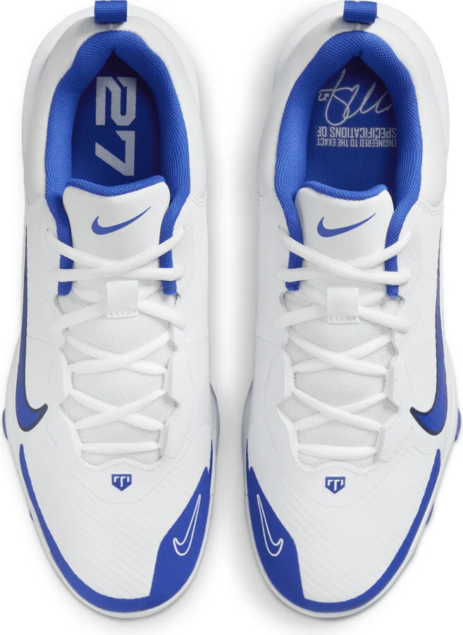 Nike Men's Force Trout 9 Pro MCS Baseball Cleats in White | FZ0915-105 - Image 4