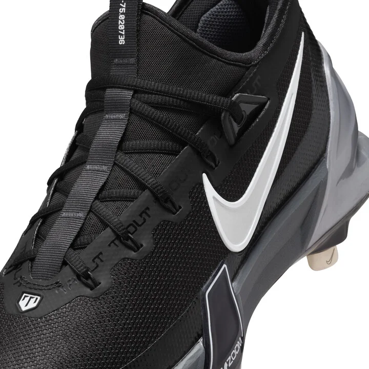 Nike Men's Force Zoom Trout 9 Elite Baseball Cleats in Black | FB2906-003 - Image 8