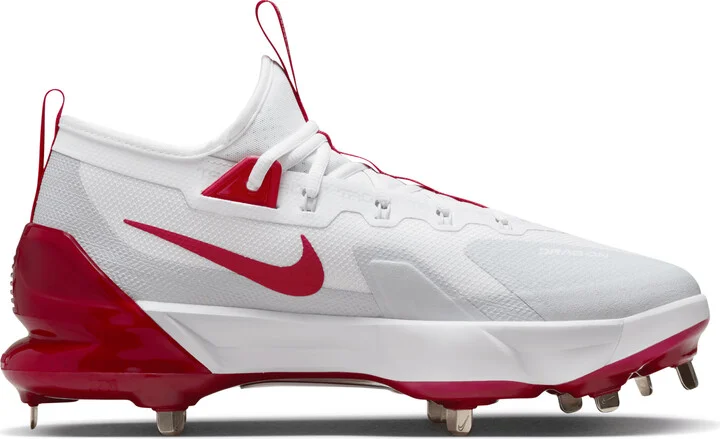Nike Men's Force Zoom Trout 9 Elite Baseball Cleats in White | FB2906-101 - Image 3