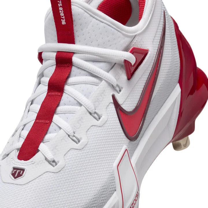 Nike Men's Force Zoom Trout 9 Elite Baseball Cleats in White | FB2906-101 - Image 8