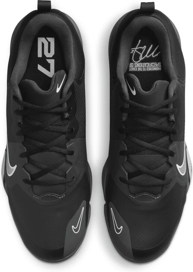 Nike Men's Force Zoom Trout 9 Pro Baseball Cleats in Black | FB2907-003 - Image 4