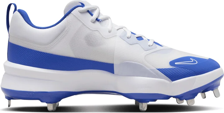 Nike Men's Force Zoom Trout 9 Pro Baseball Cleats in White | FB2907-101 - Image 3