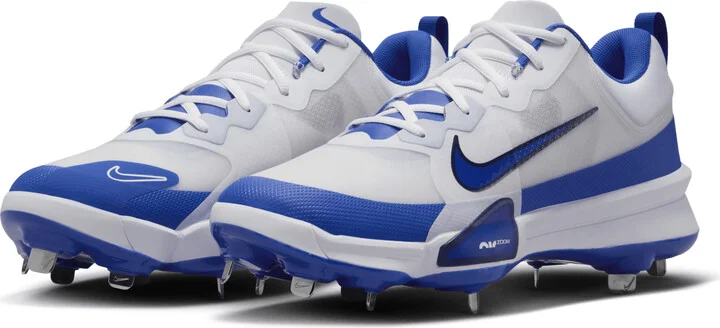 Nike Men's Force Zoom Trout 9 Pro Baseball Cleats in White | FB2907-101 - Image 5