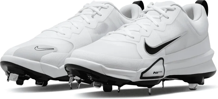 Nike Men's Force Zoom Trout 9 Pro Baseball Cleats in White | FB2907-102 - Image 5