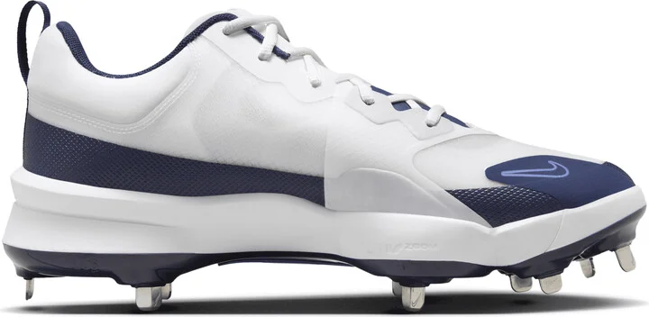Nike Men's Force Zoom Trout 9 Pro Baseball Cleats in White | FB2907-103 - Image 3