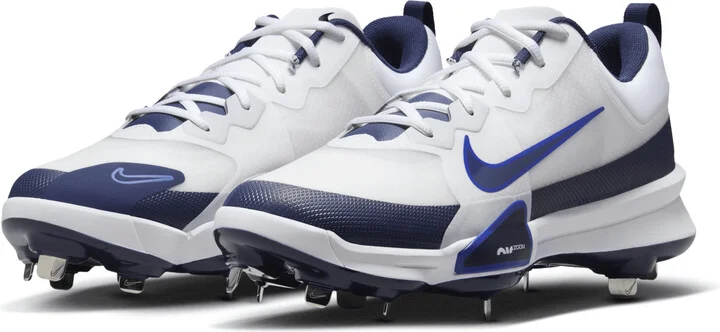 Nike Men's Force Zoom Trout 9 Pro Baseball Cleats in White | FB2907-103 - Image 5