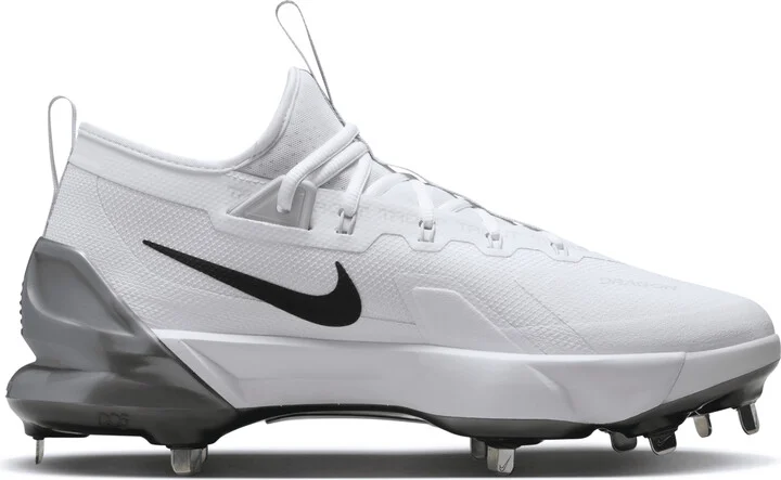 Nike Men's Force Zoom Trout Elite Baseball Cleats in White | FB2906-102 - Image 3