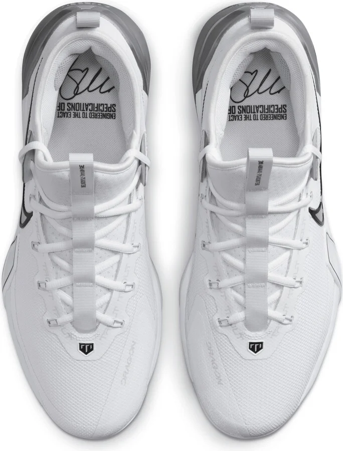 Nike Men's Force Zoom Trout Elite Baseball Cleats in White | FB2906-102 - Image 4