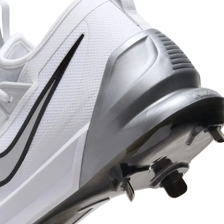 Nike Men's Force Zoom Trout Elite Baseball Cleats in White | FB2906-102 - Image 9