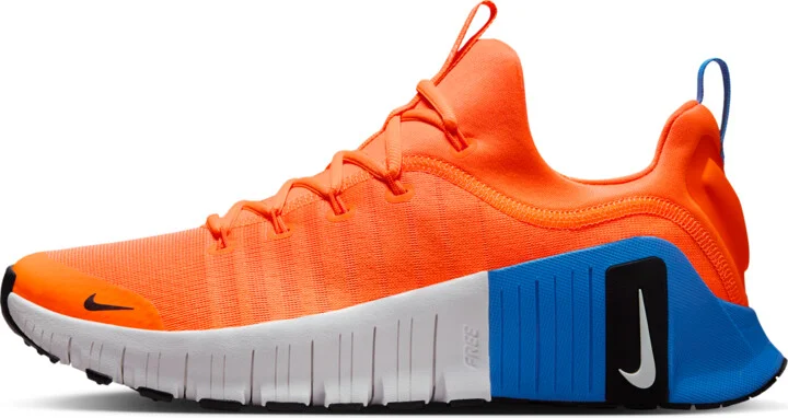 Nike Men's Free Metcon 6 Workout Shoes in Orange | FJ7127-802