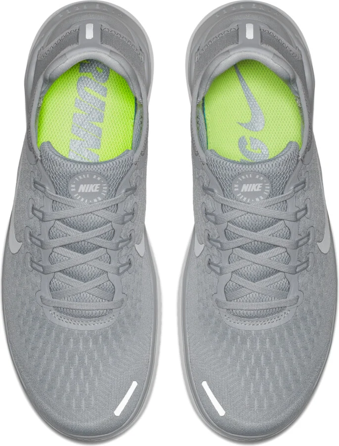 Nike Men's Free Run 2018 Road Running Shoes in Grey | 942836-003 - Image 4