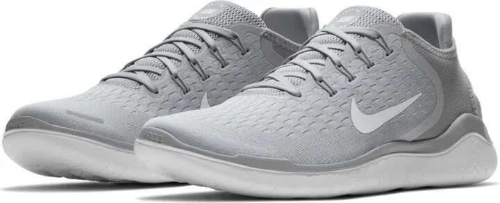 Nike Men's Free Run 2018 Road Running Shoes in Grey | 942836-003 - Image 5