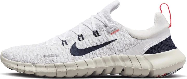 Nike Men's Free Run 5.0 Road Running Shoes in White | CZ1884-103
