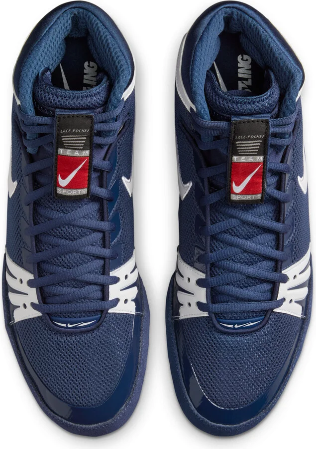 Nike Men's Freek Wrestling Shoes in Blue | 316403-411 - Image 4