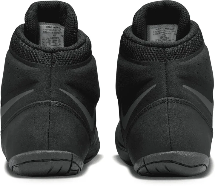 Nike Men's Fury Wrestling Shoes in Black | AO2416-010 - Image 6