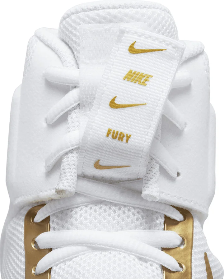 Nike Men's Fury Wrestling Shoes in White | AO2416-170 - Image 9