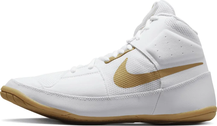 Nike Men's Fury Wrestling Shoes in White | AO2416-170