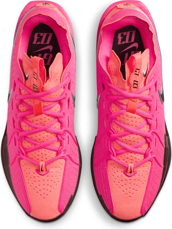 Nike Men's G.T. Cut 3 Basketball Shoes in Pink | DV2913-600 - Image 4