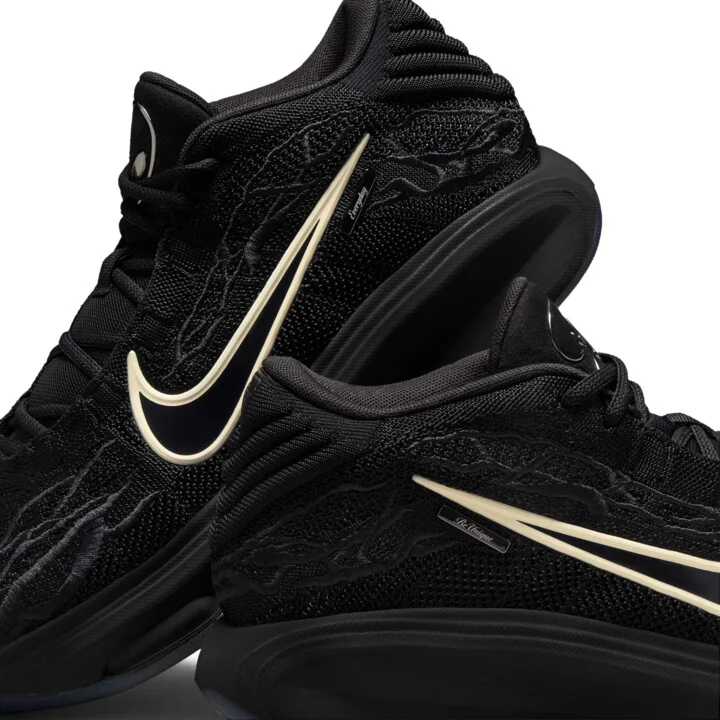 Nike Men's G.T. Hustle 3 Black Label "Victor Wembanyama" Basketball Shoes in Black | IB4170-001 - Image 10