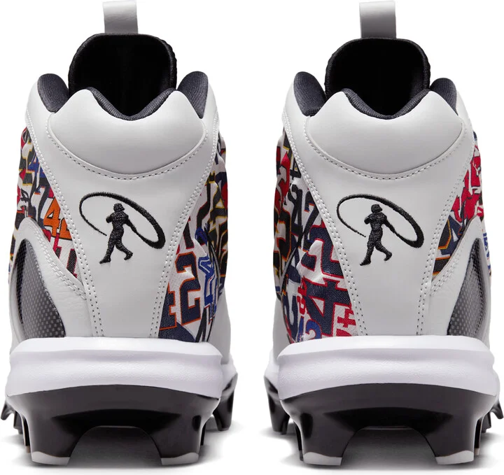 Nike Men's Griffey 2 MCS "Jackie Robinson Day" Baseball Cleats in Grey | HJ4509-001 - Image 6