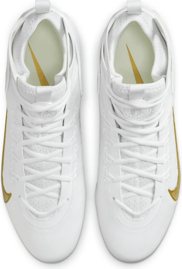 Nike Men's Huarache 9 Elite LAX Lacrosse Cleats in White | FD0088-100 - Image 4