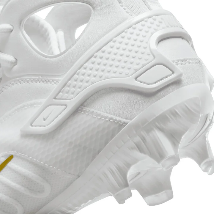 Nike Men's Huarache 9 Elite LAX Lacrosse Cleats in White | FD0088-100 - Image 9