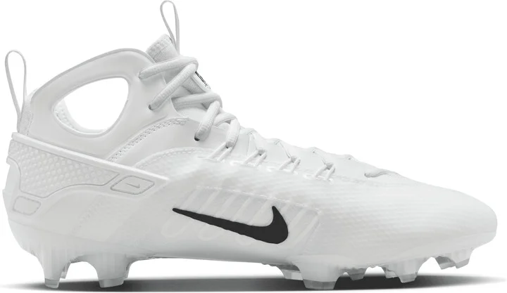 Nike Men's Huarache 9 Elite LAX Lacrosse Cleats in White | FD0088-101 - Image 3
