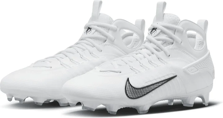 Nike Men's Huarache 9 Elite LAX Lacrosse Cleats in White | FD0088-101 - Image 5