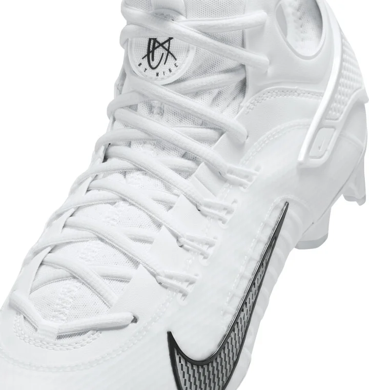 Nike Men's Huarache 9 Elite LAX Lacrosse Cleats in White | FD0088-101 - Image 8