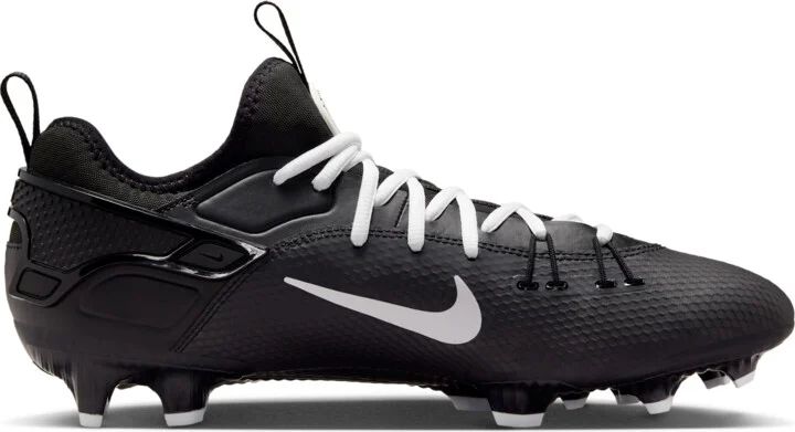 Nike Men's Huarache 9 Elite Low LAX Lacrosse Cleats in Black | FD0089-002 - Image 3