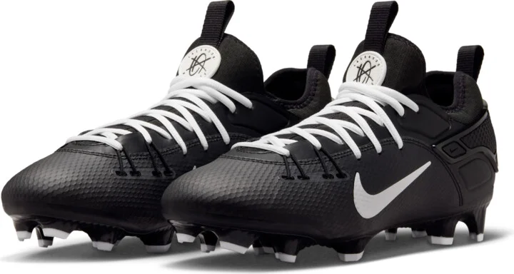 Nike Men's Huarache 9 Elite Low LAX Lacrosse Cleats in Black | FD0089-002 - Image 5