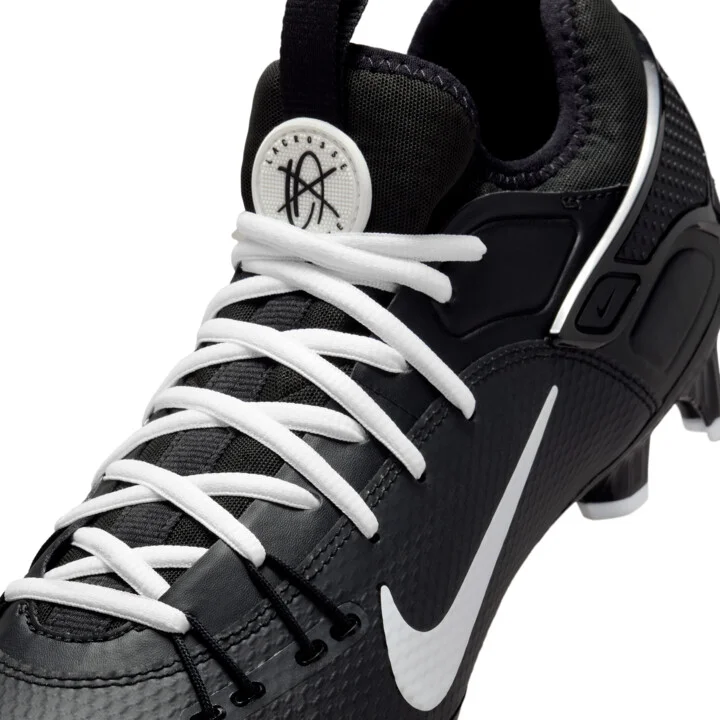 Nike Men's Huarache 9 Elite Low LAX Lacrosse Cleats in Black | FD0089-002 - Image 8