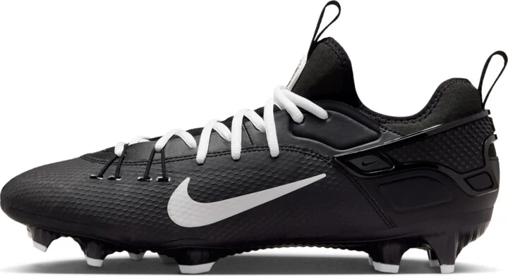 Nike Men's Huarache 9 Elite Low LAX Lacrosse Cleats in Black | FD0089-002