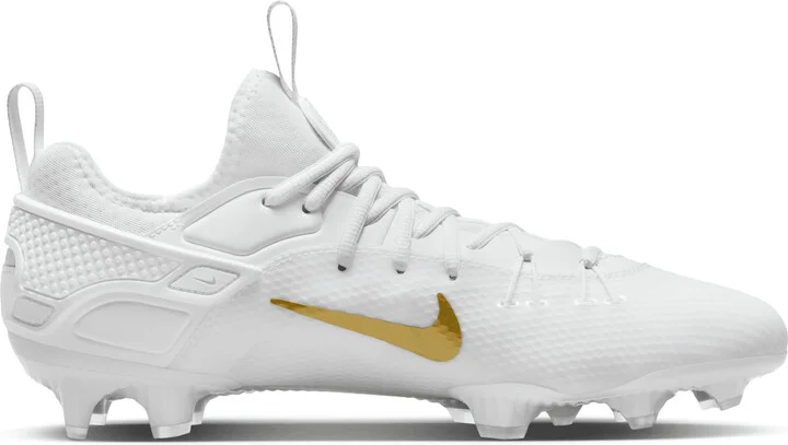 Nike Men's Huarache 9 Elite Low LAX Lacrosse Cleats in White | FD0089-100 - Image 3