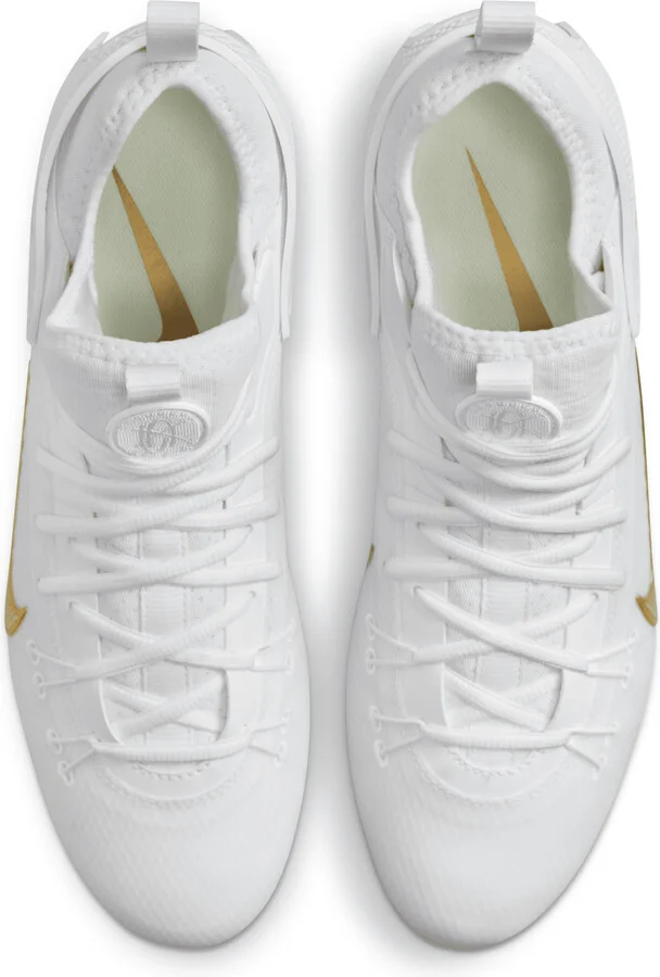 Nike Men's Huarache 9 Elite Low LAX Lacrosse Cleats in White | FD0089-100 - Image 4