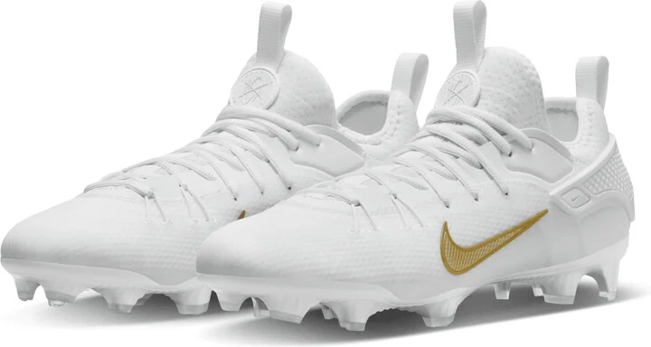 Nike Men's Huarache 9 Elite Low LAX Lacrosse Cleats in White | FD0089-100 - Image 5
