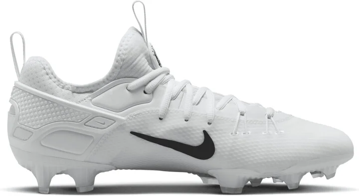 Nike Men's Huarache 9 Elite Low LAX Lacrosse Cleats in White | FD0089-101 - Image 3