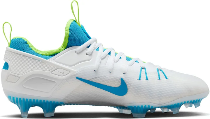 Nike Men's Huarache 9 Elite Low LAX SE Lacrosse Cleats in White | FV6147-100 - Image 3