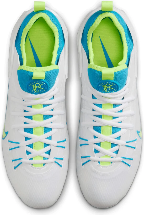 Nike Men's Huarache 9 Elite Low LAX SE Lacrosse Cleats in White | FV6147-100 - Image 4