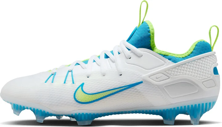 Nike Men's Huarache 9 Elite Low LAX SE Lacrosse Cleats in White | FV6147-100