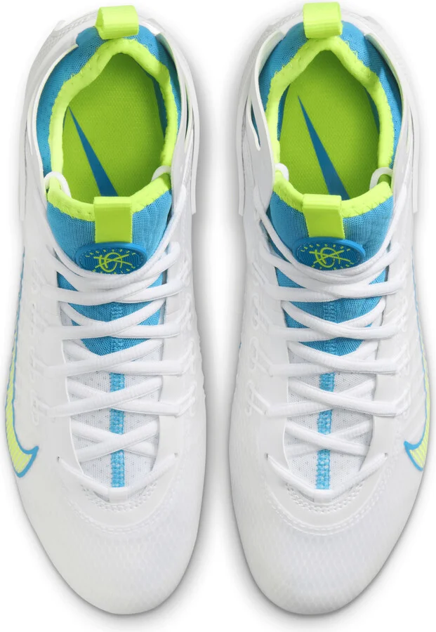 Nike Men's Huarache 9 Elite Mid LAX SE Lacrosse Cleats in White | FV6149-100 - Image 4