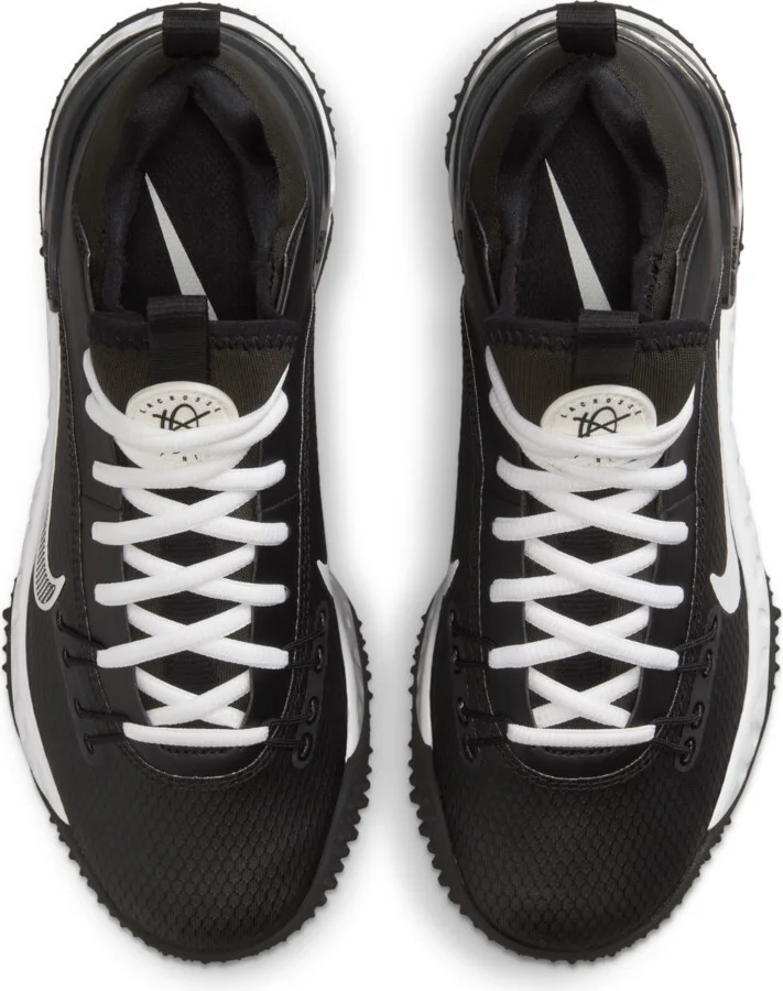 Nike Men's Huarache 9 Elite TF LAX Lacrosse Shoes in Black | FN0310-002 - Image 4